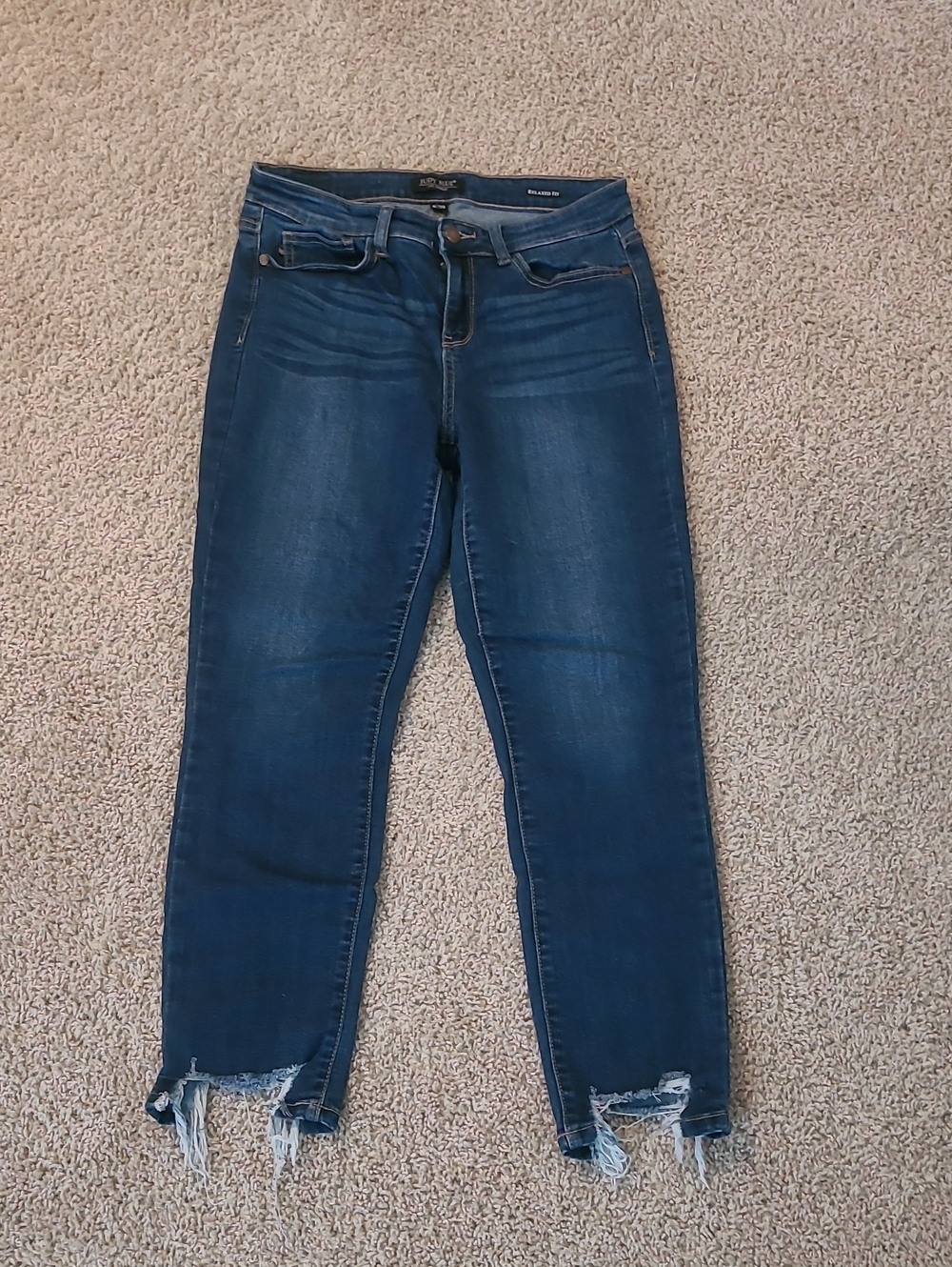 Judy Blue Dark Wash Stretch Relaxed Fit Jeans 9/29